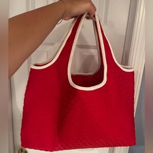 Red Terry Tote Bag